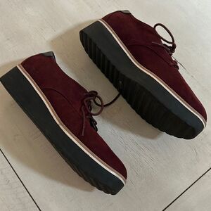 Dr Scholls Burgundy Comfort Slip on Shoes